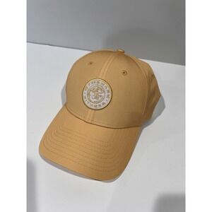 Gymshark Hat Cap Yellow/Gold Strapback Shark Logo Performance Activewear New Era